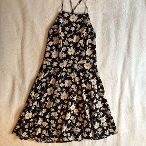 Black Floral Dress